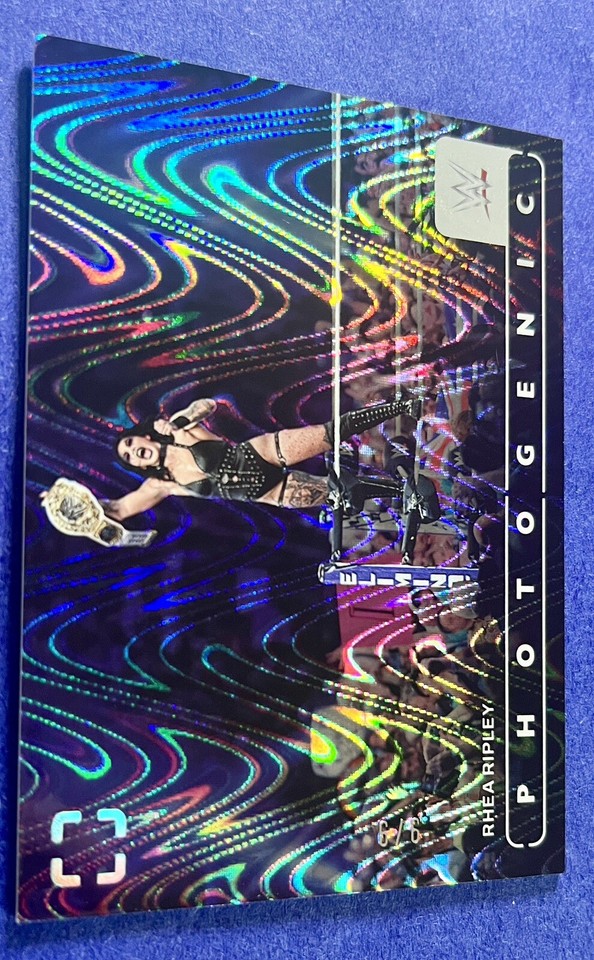 Rhea Ripley 2024 Panini Photogenic WWE FOTL SWIRL PARALLEL Card 75 /6