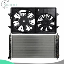 Radiator and Cooling Fan Assembly Car Electric For 2008 09-2012 Chevrolet Malibu