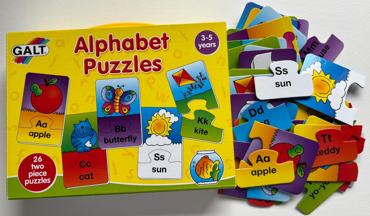 Galt Toys Farbsortier-Puzzles – 6 Puzzles Mit Je 3 Teilen – Für Kleinkinder Ab 18 Monaten