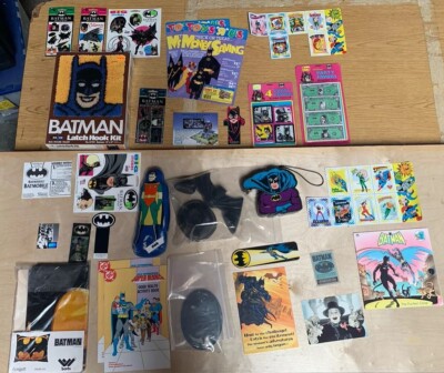 Vintage Batman Miscellaneous Items Memorabilia (X75) Lot