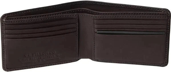 Filson Tin Cloth Outfitter Wallet 20242583 MADE IN USA Flyway Green Bridle Card - Image 4 of 4
