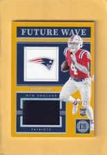 2022 Panini Encased Future Wave Materials Gold Bailey Zappe NM-MT MEM 10/25