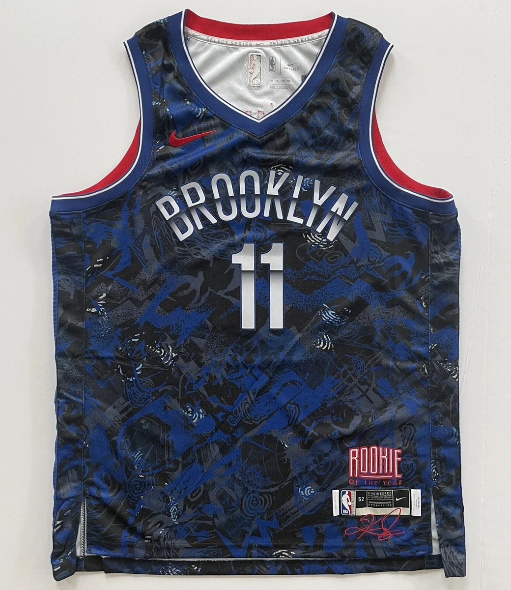 Men's Brooklyn Nets Kyrie Irving Nike Blue Select Series Rookie of the Year  Swingman Jersey