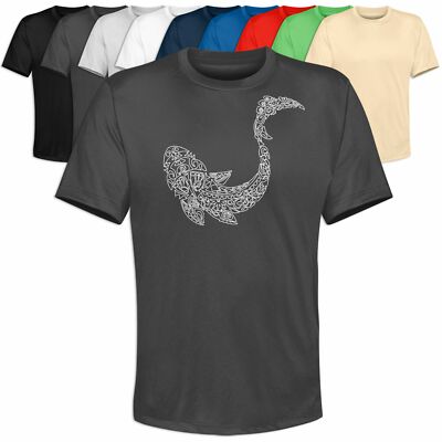 T-Shirt Tattoo Tribal Hai Taucher Maori Polynesian Hawaii