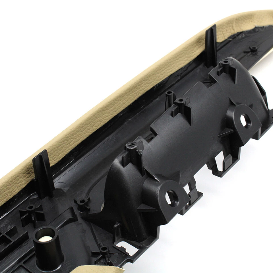 Black Inner Door Armrest Leather Outer Panel Fit For BMW X5 X6 E70/E71/E72 LHD - Image 4 of 4