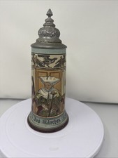 Vintage Antique German beer stein, Attributed To. Mettlach