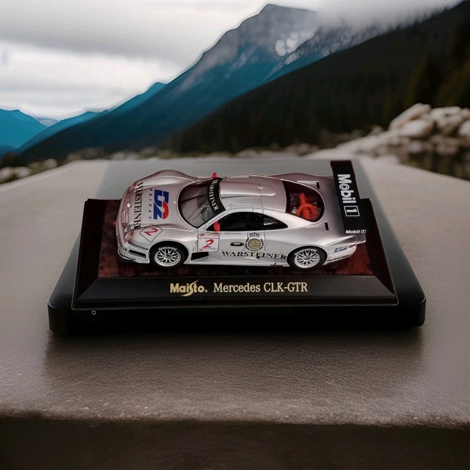 Maisto 1/43 Mercedes CLK - GTR #2 Neuf En Boite - Photo 2/4
