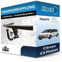 Hook AnhäNgekupplung Abnehmbar Passend für Citroen C4 Picasso 01.2013-Jetzt Neu