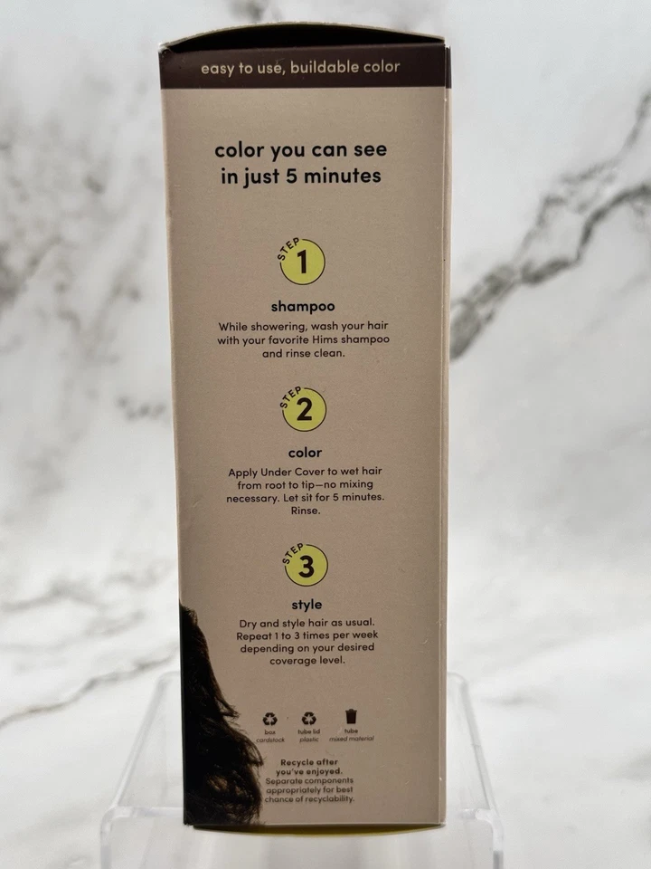 hims Under Cover Color & Conditioner for Men, Dark Brown - Hair Color - Image 2 of 4