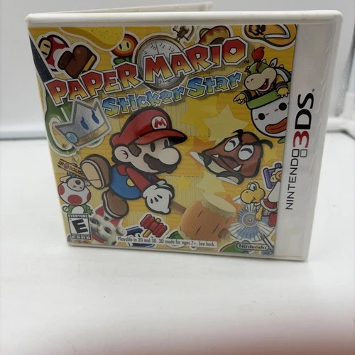 Paper Mario Super Star - Nintendo 3DS Complete With Manual CIB