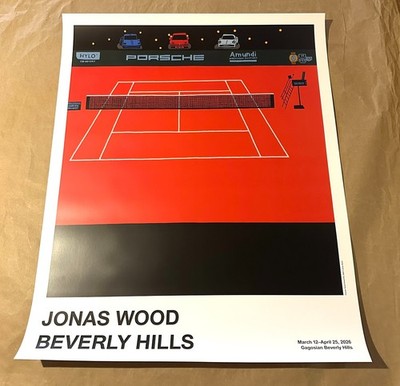 🎾 Jonas Wood Porsche Tennis Grand Prix Poster Beverly Hills 2026