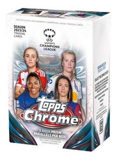 2023-24 Topps Chrome Women's UEFA Champions League Retail Value Box