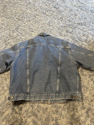 Rare Vintage 1997 Carhartt JB0998 Denim Button Up Jacket Blanket