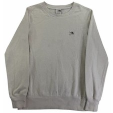 The North Face Heritage Patch Crewneck Women's Small Heather Grey Sweatshirt