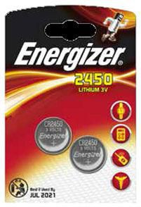 Energizer 638179 LITHIUM CR2450 2PK CR2450, Single-use battery, Lithium, 3 V ~E~
