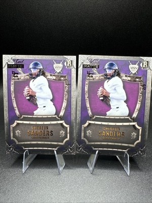 Shedeur Sanders Wild Card Matte 2025 Weekend Warrior 1/5 AND 2/5 Rookie!