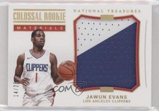 2017-18 National Treasures Colossal Rookie Materials Prime 14/25 Jawun Evans 5w7