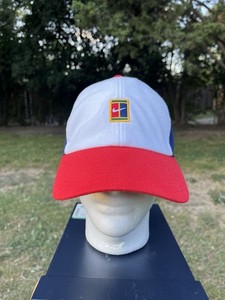 Nike Court Heritage86 Tennis Hat Adjustable Strap DJ6147-100 Agassi Sampras