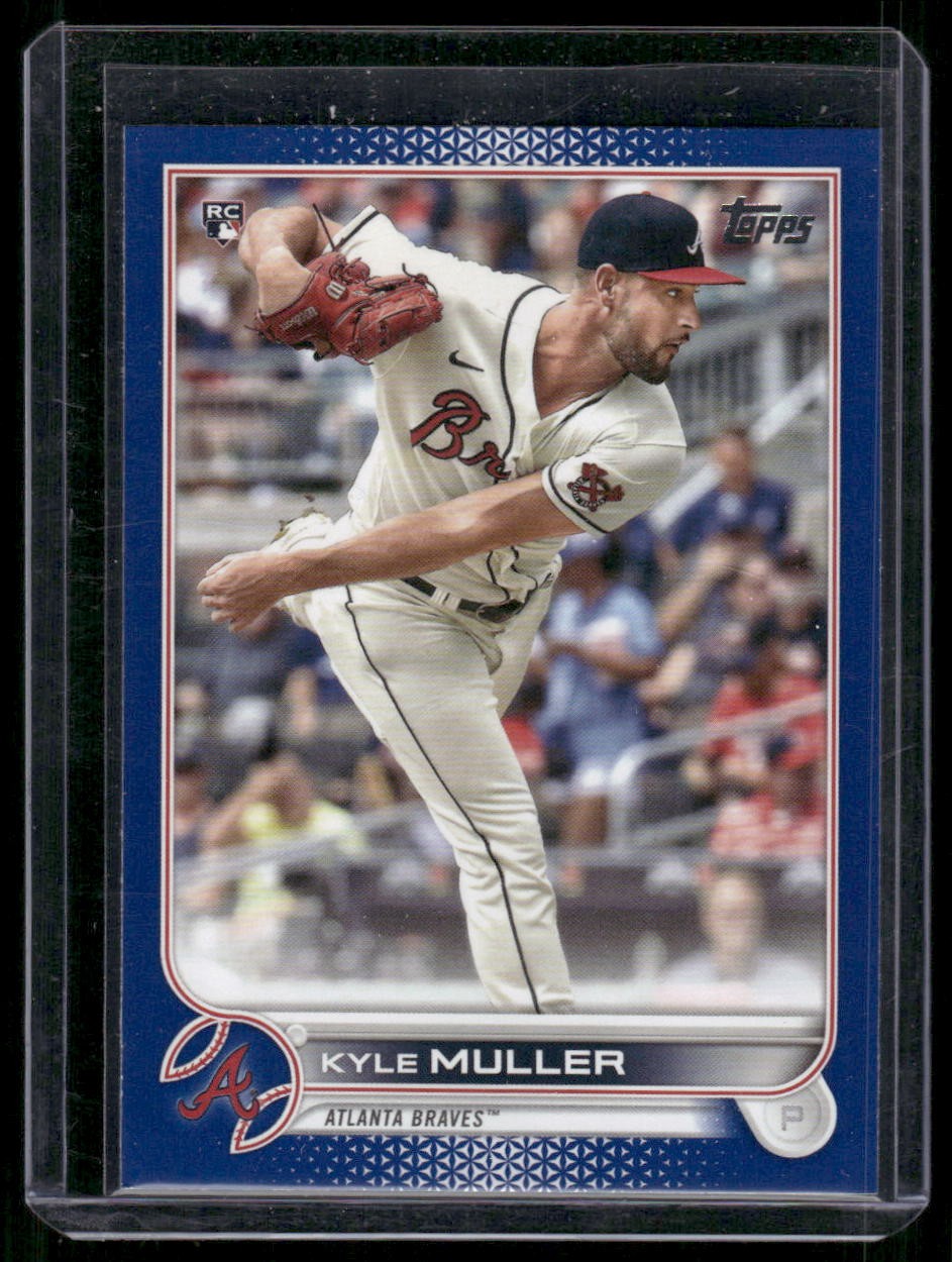 2022 Topps #30 Kyle Muller Royal Blue