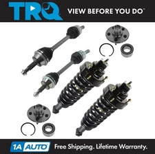 TRQ Rear CV Axle Shafts Wheel Hubs Strut &Spring Assemblies Kit for Ford Mercury