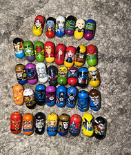 Mighty Beanz different series Lot of 30 Capsule Toys Superhero Faces