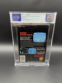 PSA 8.0 Super Mario Bros. Hangtab Nintendo NES CIB Complete Graded Wata Cgc Vga