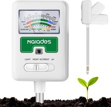 Soil Moisture Meter for Plants, 4-in-1 Soil pH Tester, Soil Tester for Moisture,
