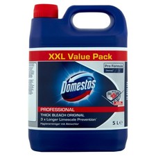 Domestos Original Professional 5L Bleach and Toilet Cleaner 2.85 per litre