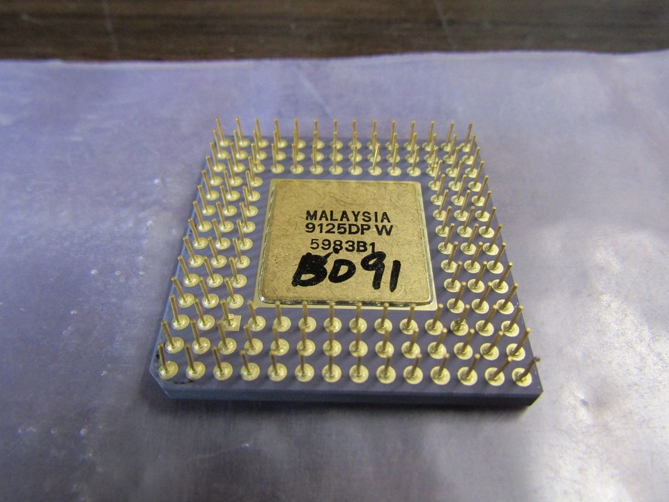 Vintage Advanced Micro Devices AMD Am386 DX/DXL-25 Socket CPU, 386 | eBay