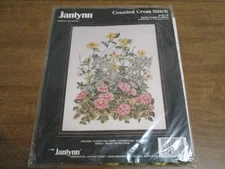 JANLYNN COUNTED CROSS STITCH KIT SAND DUNE FLORAL