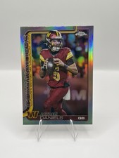 2025 Topps Chrome Jayden Daniels #295 Refractor Washington Commanders