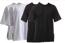 Pack Of 4 ( 2 white ,2 black) Heavyweight Stylish Plain Top TShirt( XLARGE SIZE)