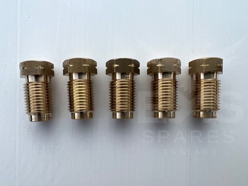 10 Imperial Brake Pipe Fittings Unions 3/8" UNF x 24Tpi Male Long For 3/16" Pipe - Picture 8 of 13