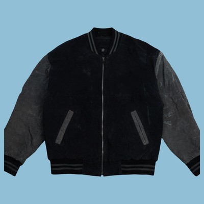 Vintage Northwest Territory College Lederjacke - M
