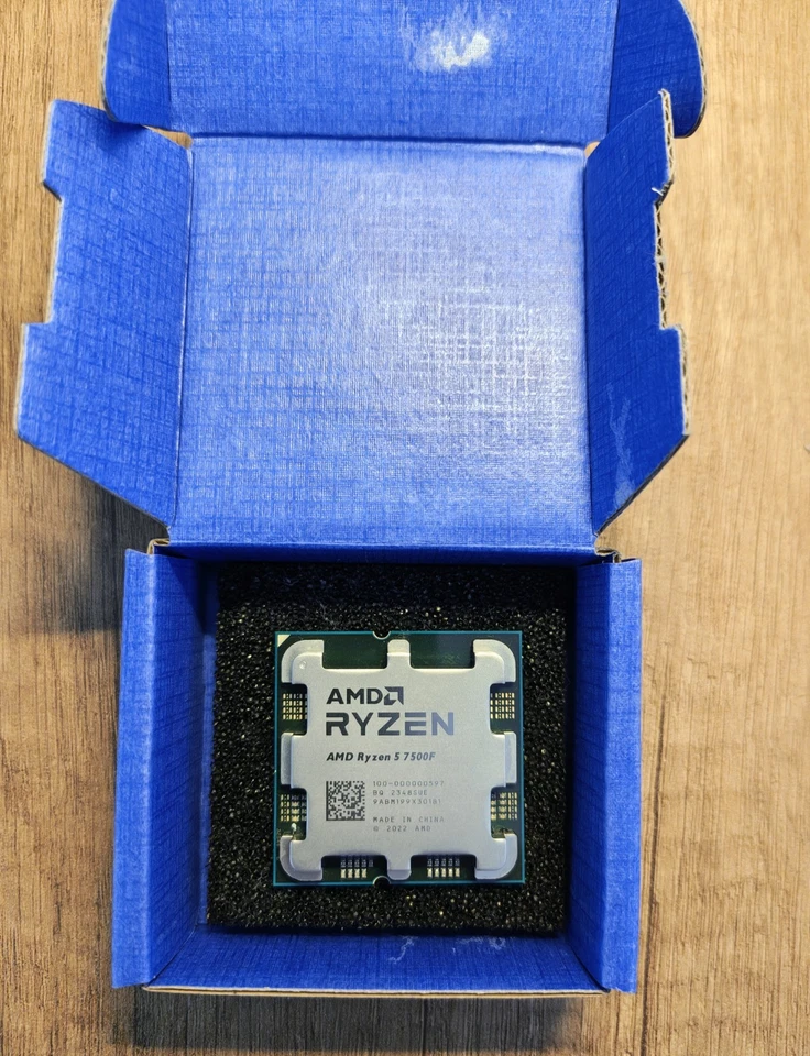 AMD Ryzen 5 7500F Processore (5 GHz, 6 Core,12 thread processor Socket AM5)Tray. - Immagine 3 di 4
