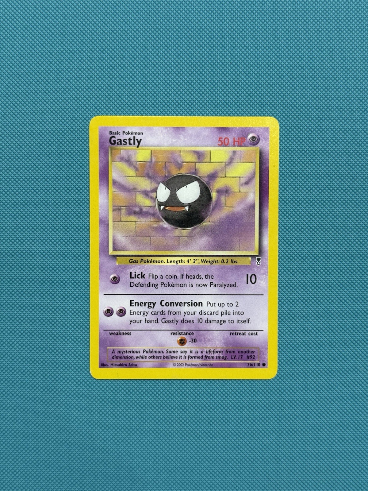 Gastly 76/110 Legendary Collection Regular VINTAGE POKEMON (MP+/LP-)
