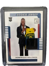 2025 Panini Donruss WNBA - Rookie Jersey Patch Dominique Malonga #11 (RC)