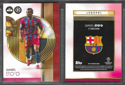 Topps Deco 2025-2026 Samuel Eto'o Barcelona Legend Card
