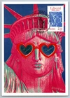 #2224 Statue of Liberty French Stamp FDC Maxi Card