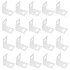 Reusable Plastic Tie Down Strap Corner Protectors White for Packing and Shipping