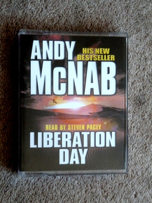 ANDY McNAB- LIBERATION DAY  -  AUDIO BOOKS - TALKING BOOKS    ( 2 CASSETTES  )