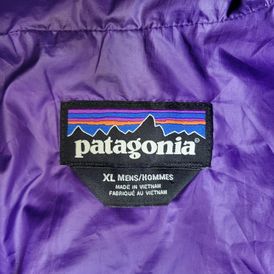 Chaqueta Patagonia Nano Puffer Hombres XL Gris Puff Bivy 1/2 Zio Pullover Abrigo Acolchado Foto 3 de 4