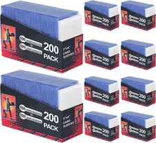 2000 Card Sleeves, Clear Hard Sleeves for Cards, 3"X4" Card Protectors, Baseball