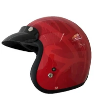TORC T-50 Del Mar Stay Wild Red  Open Faced DOT (MED)  MC Helmet Sale