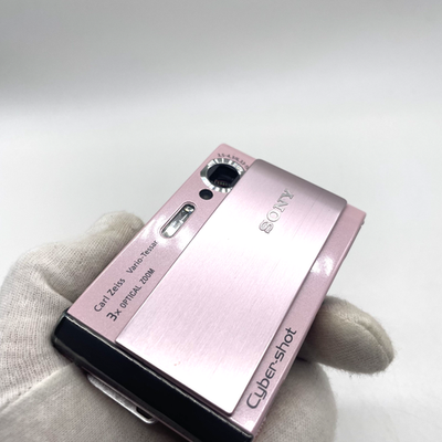 Sony Cyber-shot DSC-T70 Pink 8.1MP Digital Camera w/ Battery