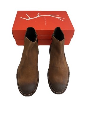 Martin Dingman McKinley Boots Size 9.5 French Roast Suede Water Repellent $395
