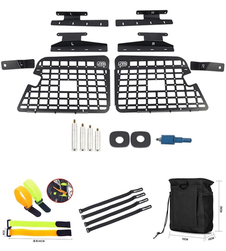 Maletero trasero panel de almacenamiento molle para Toyota Land Cruiser J100/Lexus LX470 99-07 Foto 3 de 4