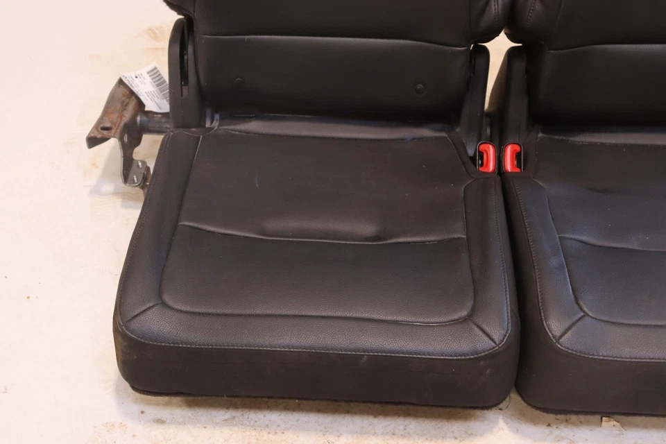 Ford Flex 2012-2019 tercera fila asiento trasero completo cuero negro OEM Foto 3 de 4