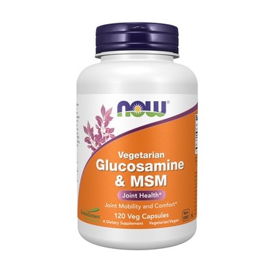 (EXP 08/2026) NOW Foods Supplements Glucosamine & MSM