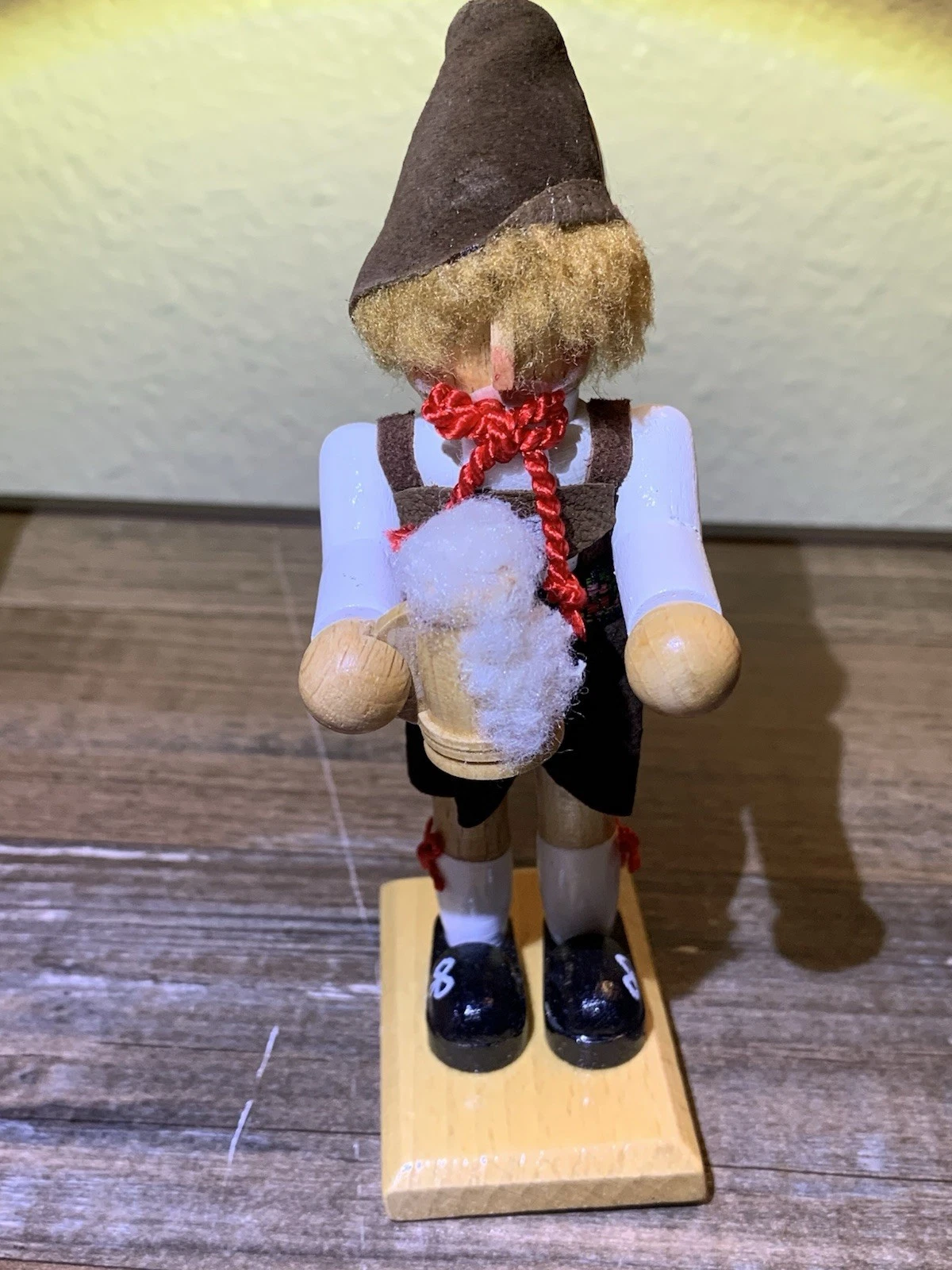 Vtg Steinbach Volkskunst Bavarian Nutcracker with Original Box Handmade Germany